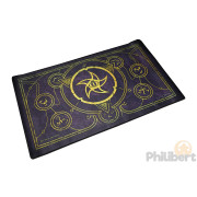 The Astral Elder Sign Mystic Purple - Premium Playmat Infinite Black