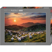 Puzzle - Sheep and Volcanoes - 1000 Pièces