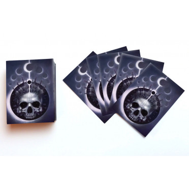 Infinite Black - 80 Card Sleeves "Alhazred Harbinger of the Dark Star" - 89x51mm