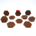 Brown Special Tiles for Terraforming Mars - 10 pieces 1