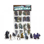Flat Plastic Miniatures - Ancient Evils - 62 Pieces