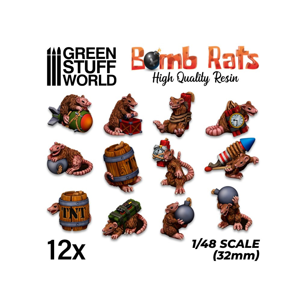 Acheter Bomb Rats Resin Set Green Stuff World Jeux de figurines