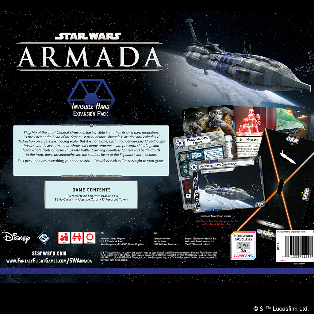 Buy Star Wars Armada Invisible Hand Expansion Pack Fantasy