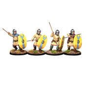 Late Roman Unarmoured Infantry in Helmets