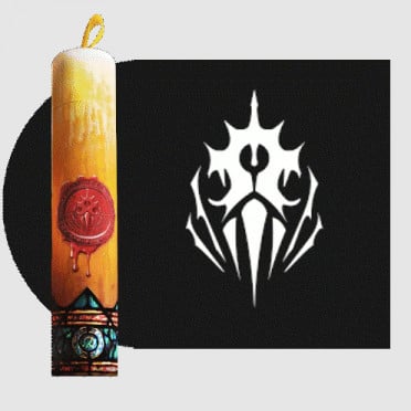Ritual Candle Dice Tube - The Crest of Dagon
