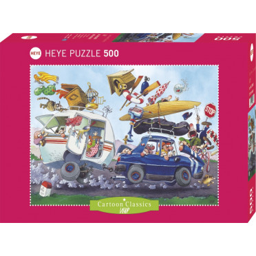 Puzzle - Cartoon Classics - Off On Holiday - 500 Pièces