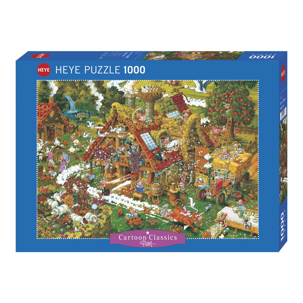 Planche puzzle cartonnée Village 37-29cm +4a - seconde main/occasion pour 5  € • Petit Kiwi