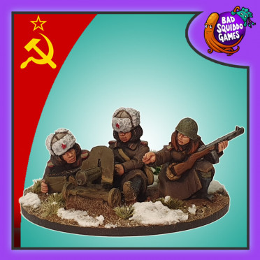 Female Soviet Winter Maxim HMG & Crew