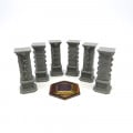 Stone Pillars for Gloomhaven - 6 pieces 0