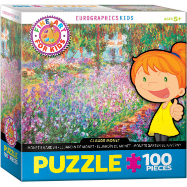 Puzzle - Claude Monet - Le Jardin de Monet - 100 Pièces