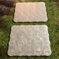 Flat Plastic Miniatures - Colored Bases Etched Numbers 1-20 - Clear 1