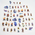 Flat Plastic Miniatures - Pirates - 62 Pieces 1