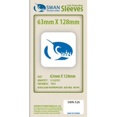 Swan Panasia - Card Sleeves Premium - 63x128mm - 50p