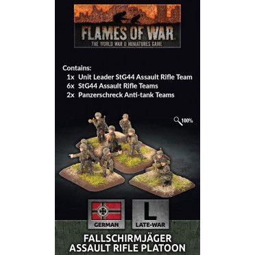 Flames of War - Fallschirmjager Assault Rifle Platoon