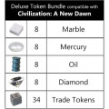 Sid Meier's Civilization: A New Dawn compatible Deluxe Token Bundle (set of 66) 2