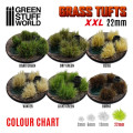 Grass TUFTS XXL - 22mm self-adhesive - Burnt 0