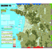 Boite de Salerno '43 Mounted Map