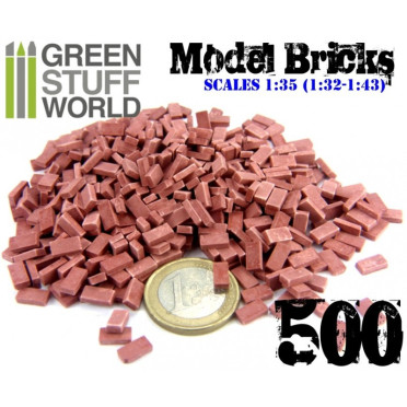 Green Stuff World - Model Bricks - Red x500