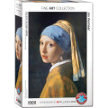 Puzzle - Johannes Vermeer - La Jeune Fille à la Perle - 1000 Pièces 0