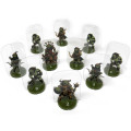 Flat Plastic Miniatures - Goblin Raiders - 10pc 0