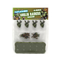 Flat Plastic Miniatures - Goblin Raiders - 10pc 1
