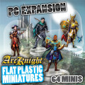 Flat Plastic Miniatures -PC Expansion Pack - 64pc 3
