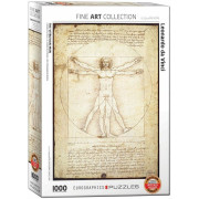 Puzzle - Leonard De Vinci - L'Homme de Vitruve - 1000 Pièces