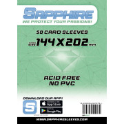 Sapphire - Sleeves Mint - 144x202mm - 50p