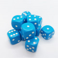 Set of 12 6-sided dice Chessex : Opaque 13