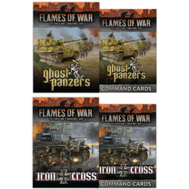 Flames of War - German Eastern Front Unit & Command Cards
