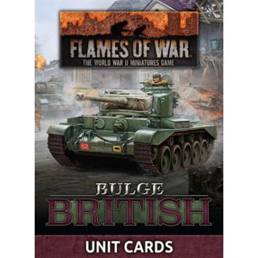 Flames of War - Bulge British Unit Cards