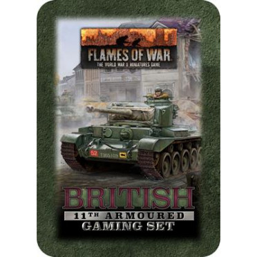 Flames of War - British 11th Armoured Gaming Set