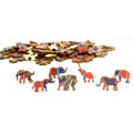 Rainbow Puzzle en bois - Elephant - 99 pièces 1