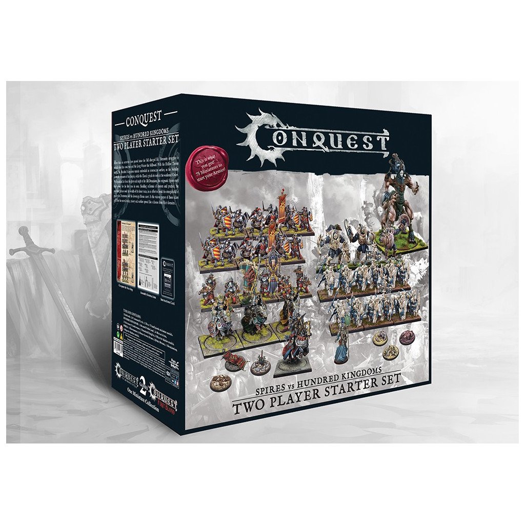 Buy Conquest - Two Player Starter Set: The Spires Vs Hundred kingdoms ...