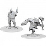 Magic the Gathering Deep Cuts Unpainted Miniatures: Freelance Muscle and Rhox Pummeler