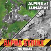 BattleTech Neoprene Battle Mat - Alpha Strike Alpine/Lunar