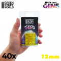 Plastic Gems 12mm 4