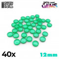Plastic Gems 12mm 9