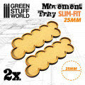 MDF Movement Trays 25mm x 10 - Slim-Fit 0
