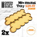 MDF Movement Trays 25mm x 10 - Slim-Fit 1