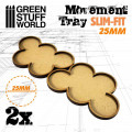 MDF Movement Trays 25mm x 5 - Slim-Fit 2