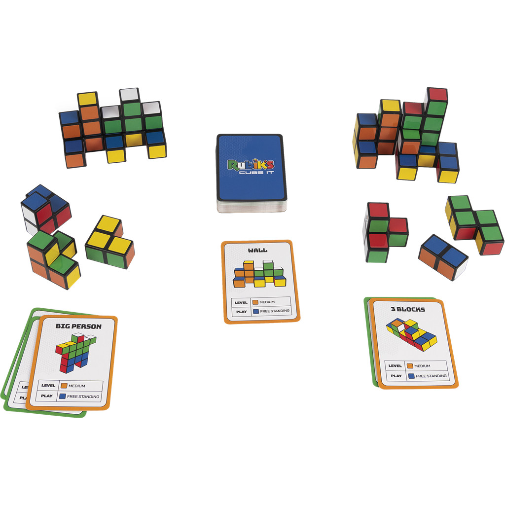 Set Tetris Uno Card Game Jogar Cartas Rubik Cube Dart Seta Hora