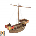 Burrows & Badgers: Medieval Cog Sailing Ship 1