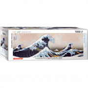 Puzzle - Katsushika Hokusai - La Grande Vague de Kanagawa Panoramique - 1000 Pièces