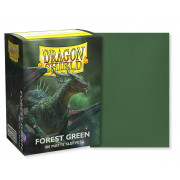100 Dragon Shield Matte : Forest Green