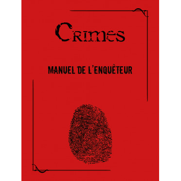 Crimes 2ème Edition - Manuel de l'Enquêteur Collector - Version PDF