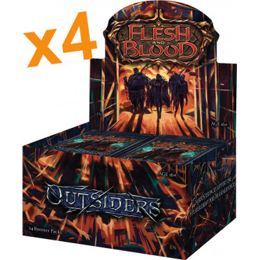 Flesh & Blood - Outsiders - Lot de 4 Booster Display
