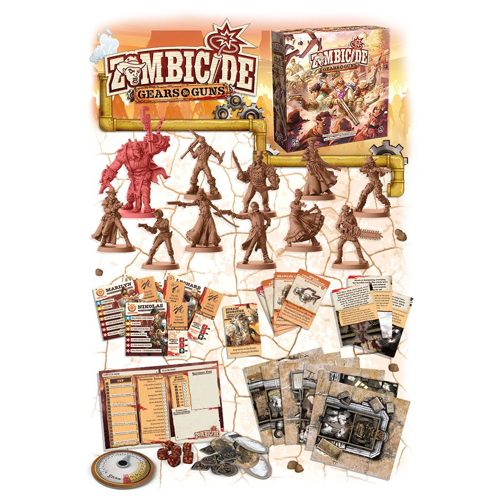 Buy Zombicide - Undead or Alive: Gears & Guns - Cmon - Board games