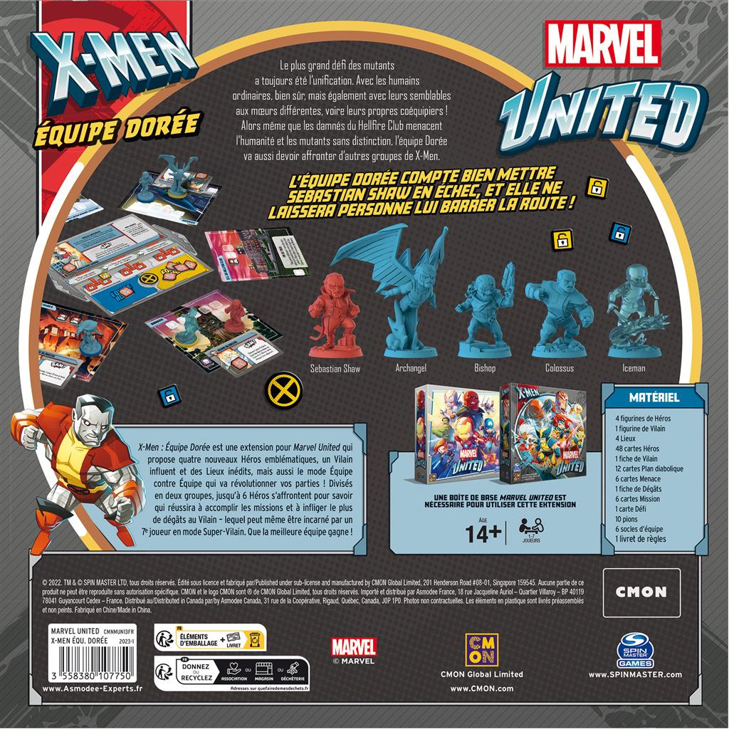 Buy Marvel United - Equipe Dorée - Cmon - Board games