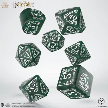 Set de dés Harry Potter - Serpentard Vert